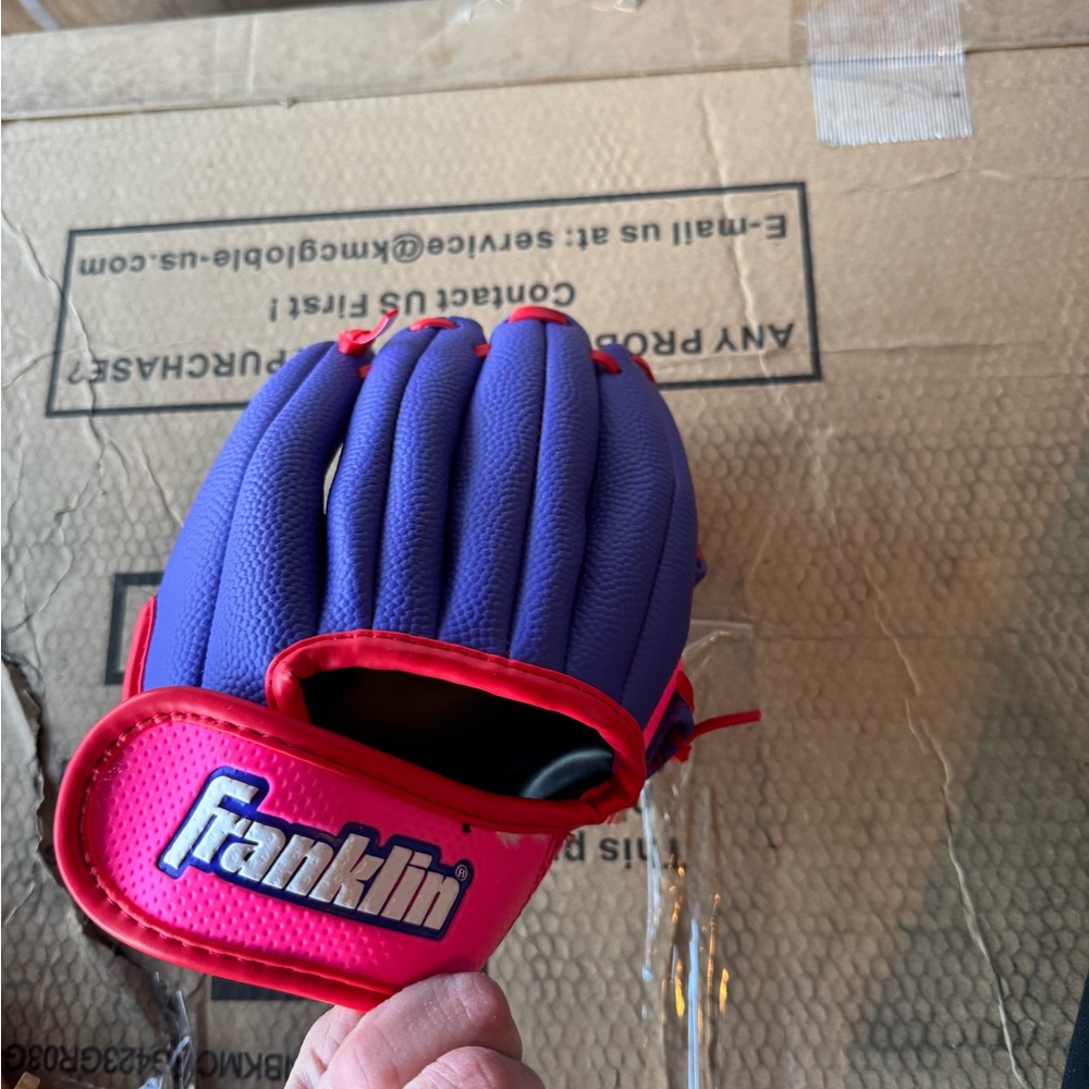 Franklin Purple and Pink TBall Glove